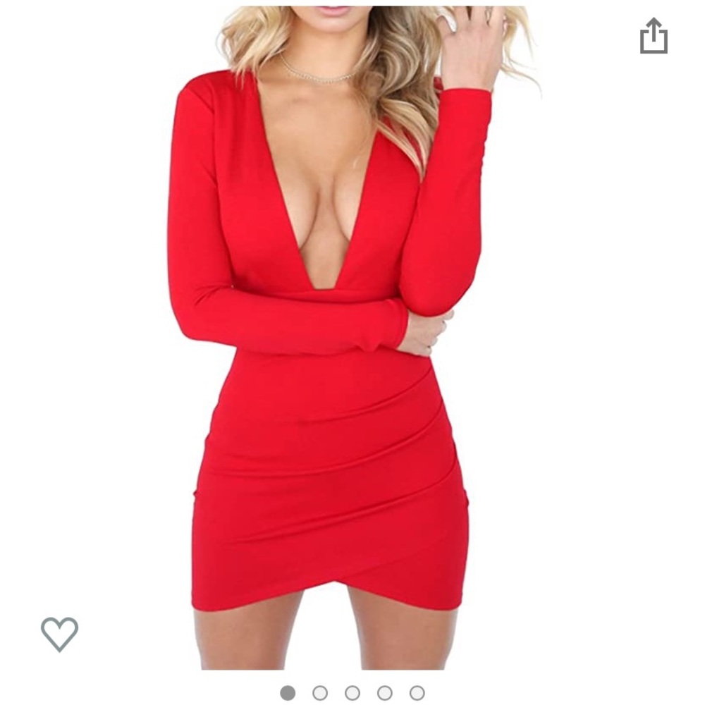 Sexy red dress! Never worn! Size small
